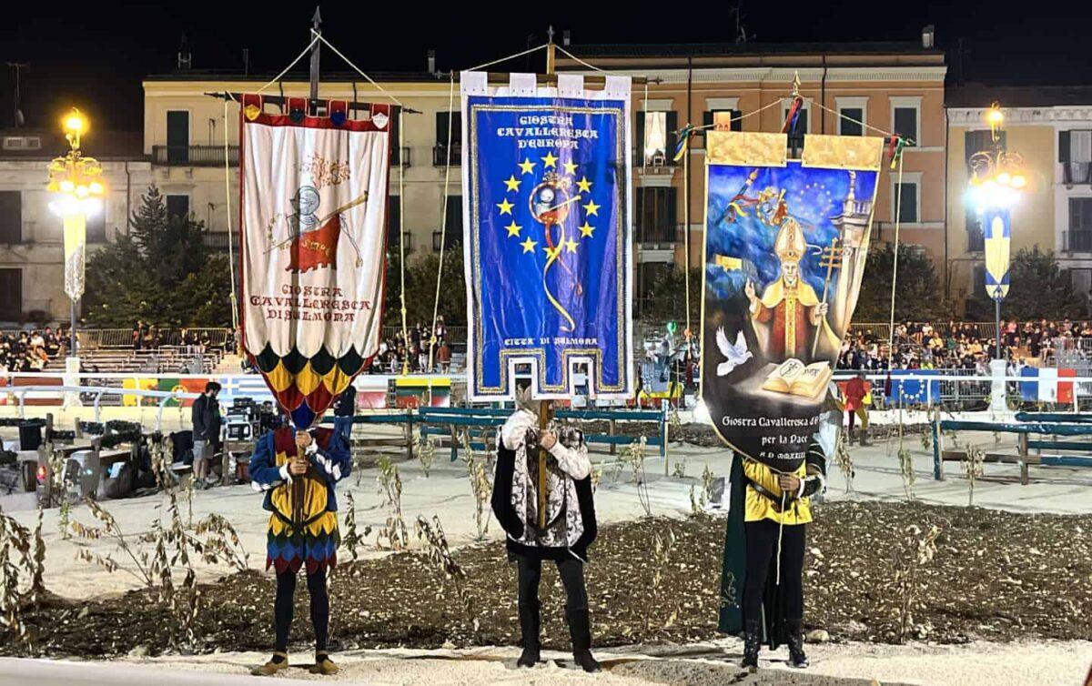 stendardi della giostra d'Europa 2023