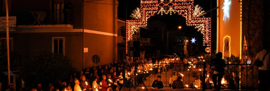 foto -L'arrivo della fiaccola della Pace nel 2011