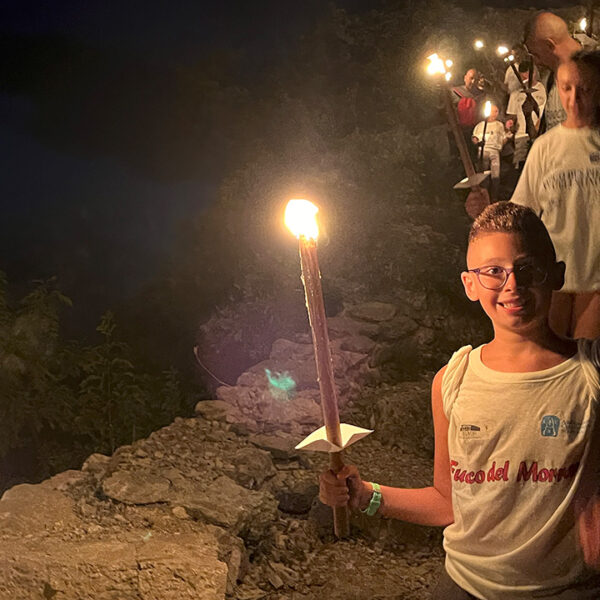 Il Fuoco della Pace e la memoria del cammino di Pietro Celestino